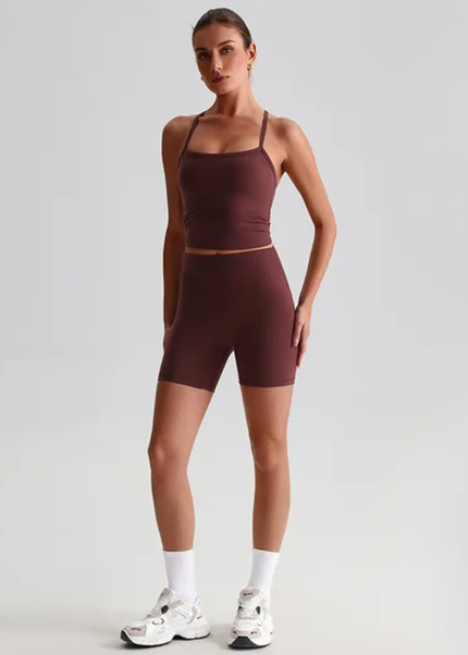 Straps Tank Top Shorts Set ANJE REBEL