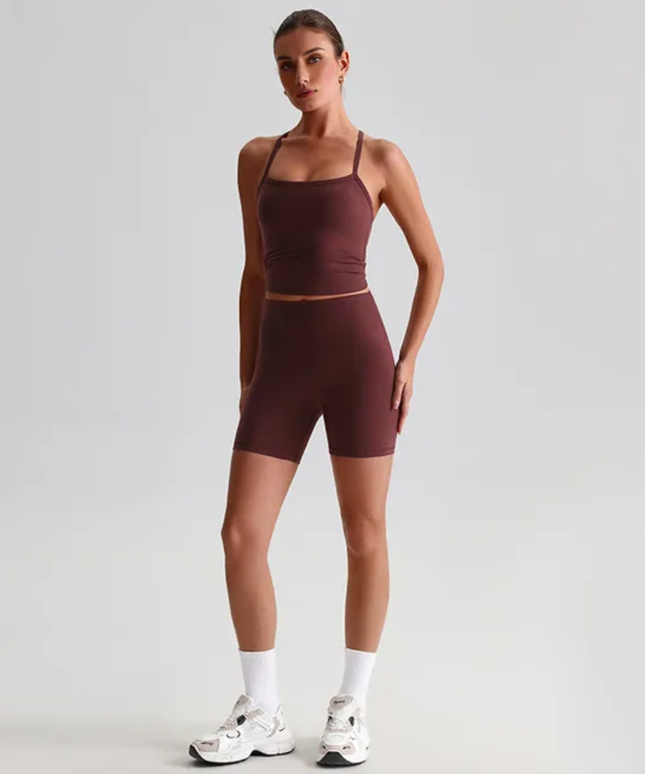 Straps Tank Top Shorts Set ANJE REBEL