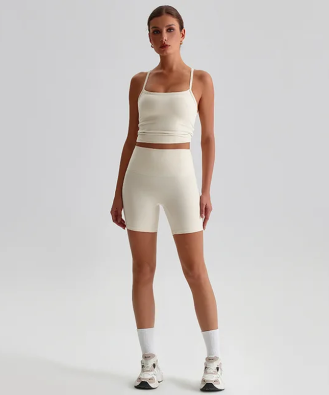 Straps Tank Top Shorts Set ANJE REBEL