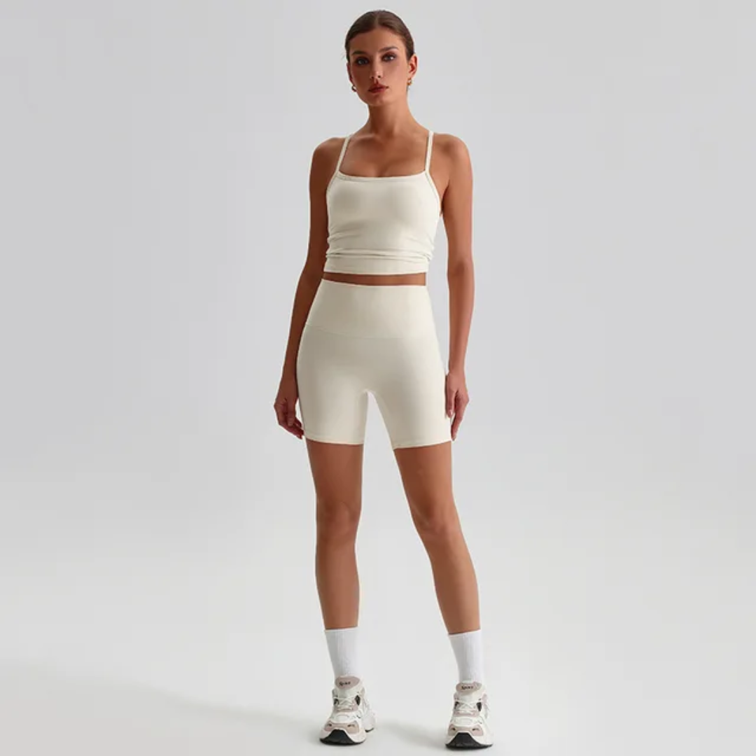 Straps Tank Top Shorts Set ANJE REBEL