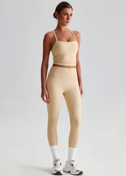 Straps Tank Top Leggings Set ANJE REBEL