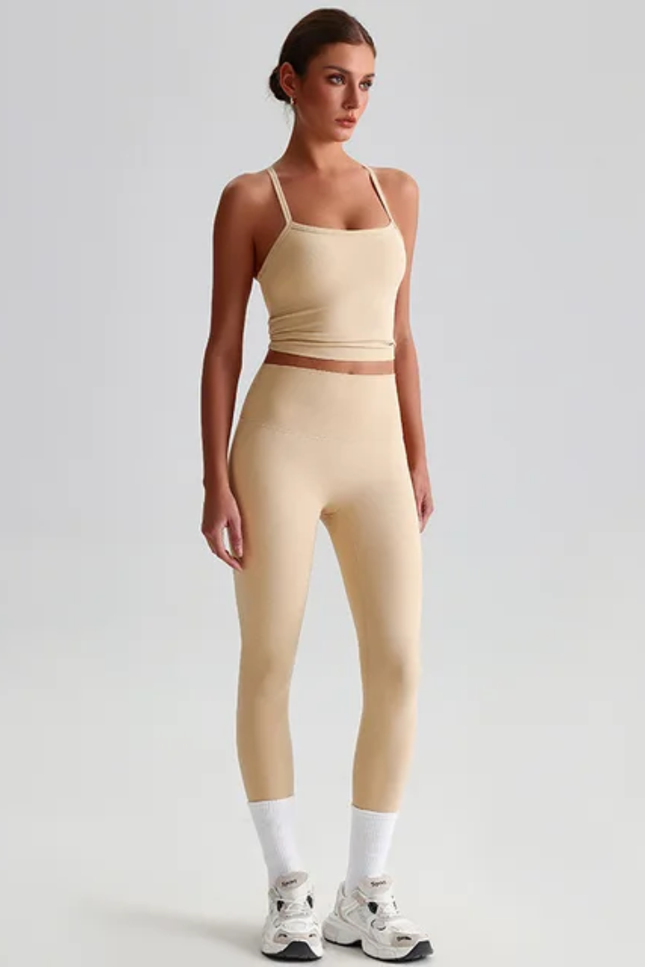 Straps Tank Top Leggings Set ANJE REBEL