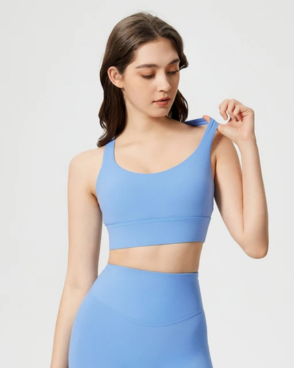 Cross-Back Sports Bra ANJE REBEL