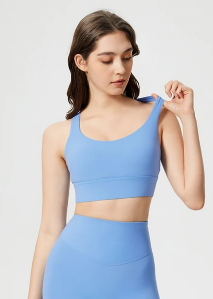 Cross-Back Sports Bra ANJE REBEL