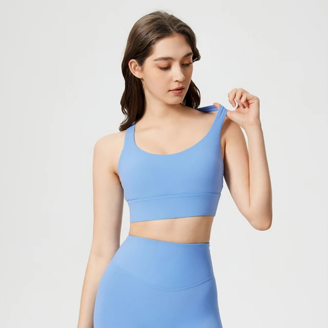 Cross-Back Sports Bra ANJE REBEL