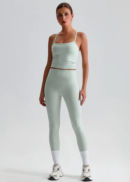 Straps Tank Top Leggings Set ANJE REBEL