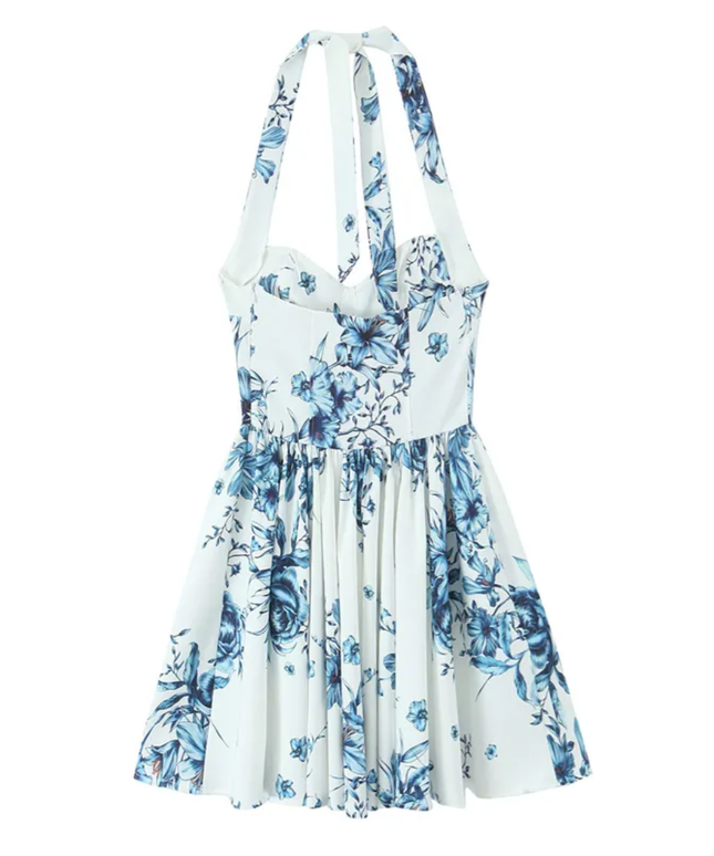 Marilyn Floral Sun Dress ANJE REBEL