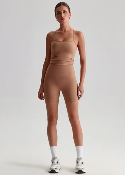 Straps Tank Top Shorts Set ANJE REBEL