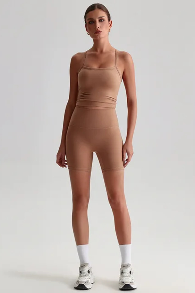 Straps Tank Top Shorts Set ANJE REBEL