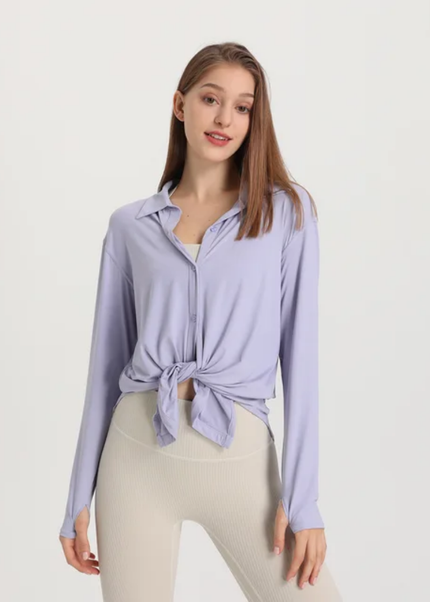 Buttoned Long Sleeves Shirt ANJE REBEL