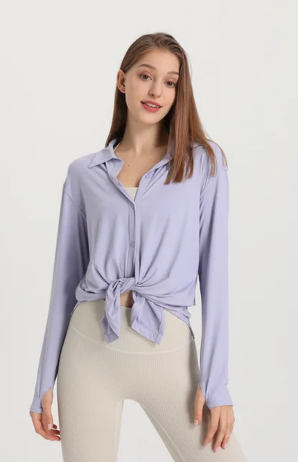 Buttoned Long Sleeves Shirt ANJE REBEL