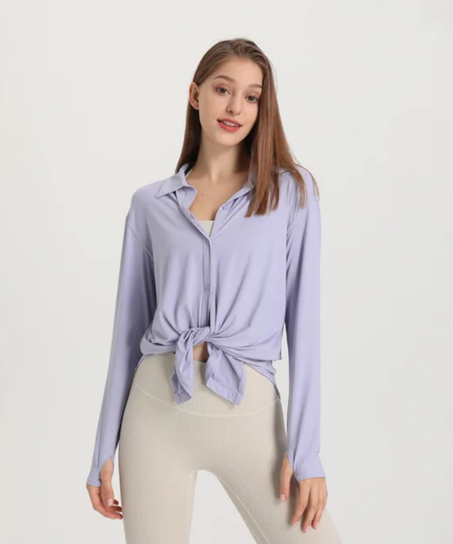 Buttoned Long Sleeves Shirt ANJE REBEL