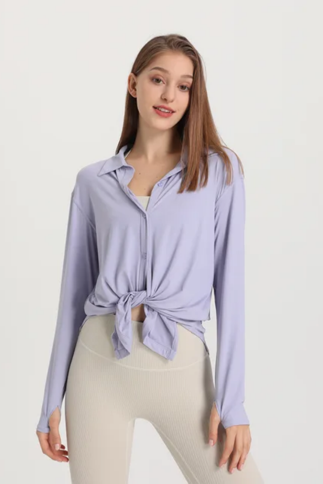 Buttoned Long Sleeves Shirt ANJE REBEL