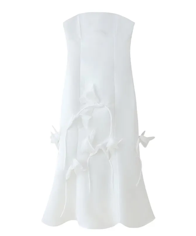 Slim Temperament 3D Floral Dress ANJE REBEL