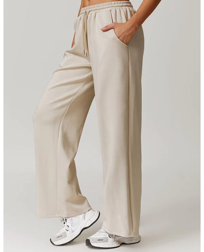 Pima Cotton Wide Legged Pants - ANJE REBEL