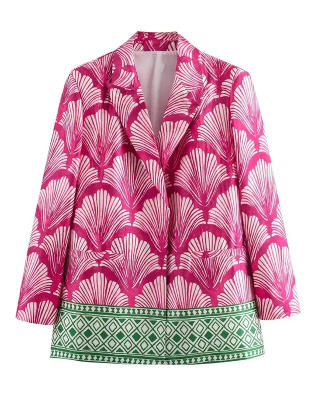 Kesha Bohemian Satin Jacket ANJE REBEL