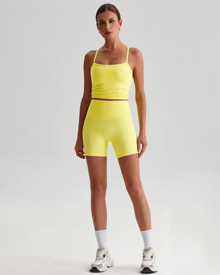 Straps Tank Top Shorts Set ANJE REBEL
