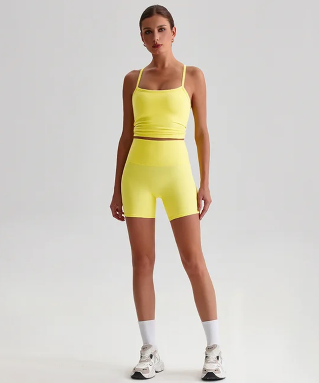 Straps Tank Top Shorts Set ANJE REBEL
