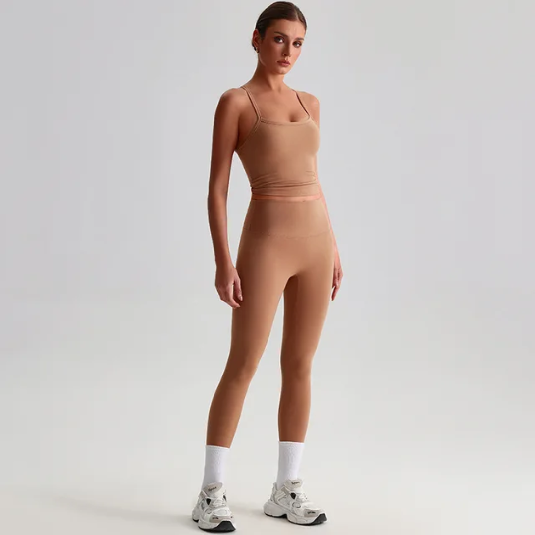 Straps Tank Top Leggings Set ANJE REBEL