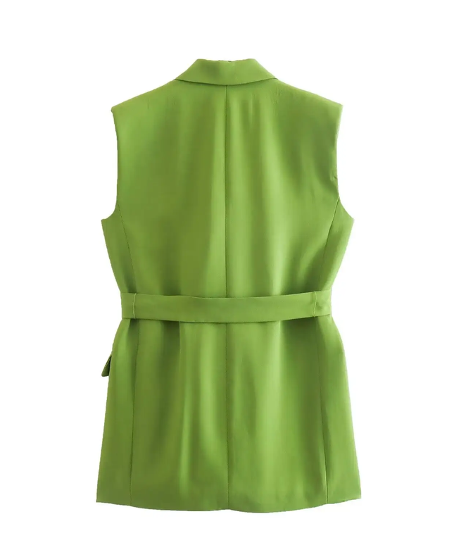 Double-Breasted Waistcoat Vest ANJE REBEL