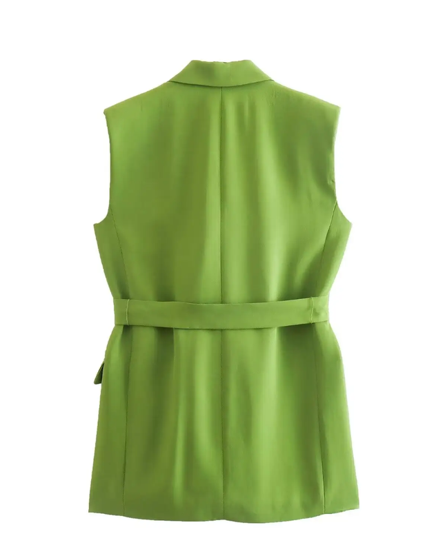 Double-Breasted Waistcoat Vest ANJE REBEL