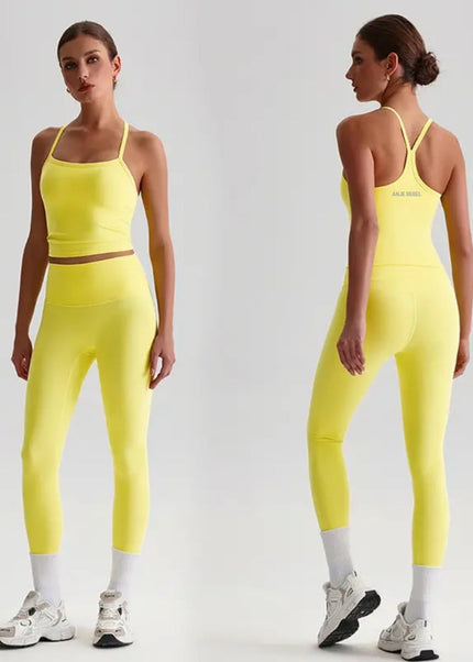 Straps Tank Top Leggings Set ANJE REBEL