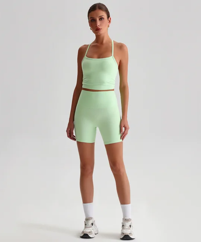 Straps Tank Top Shorts Set ANJE REBEL