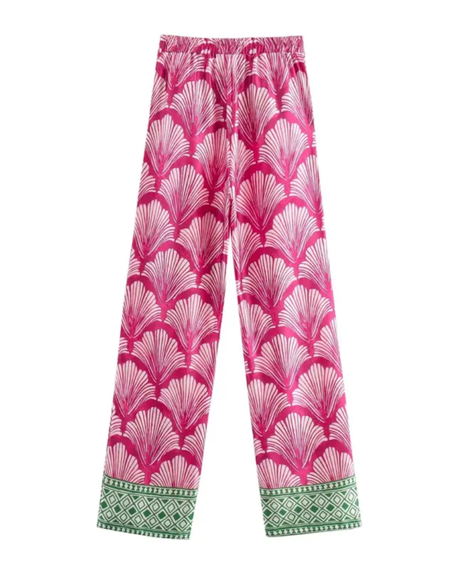 Kesha Bohemian Wide-Legged Pants ANJE REBEL