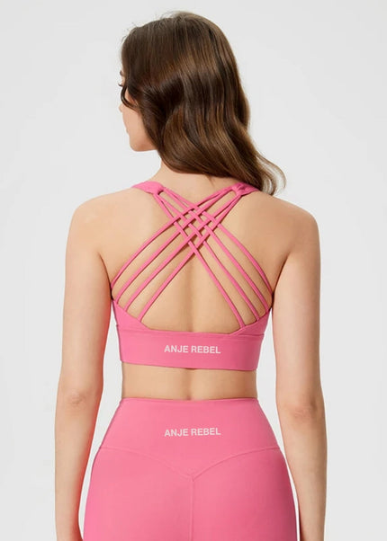 Cross-Back Sports Bra ANJE REBEL