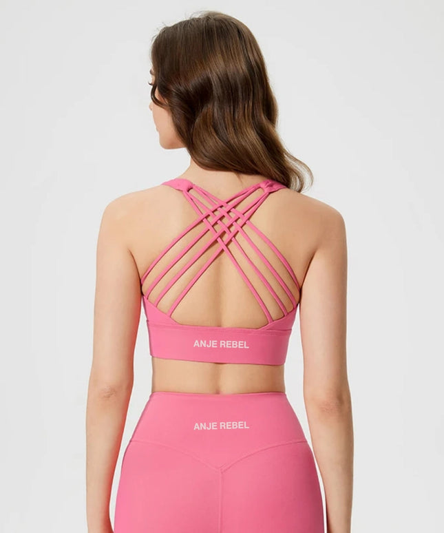 Cross-Back Sports Bra ANJE REBEL