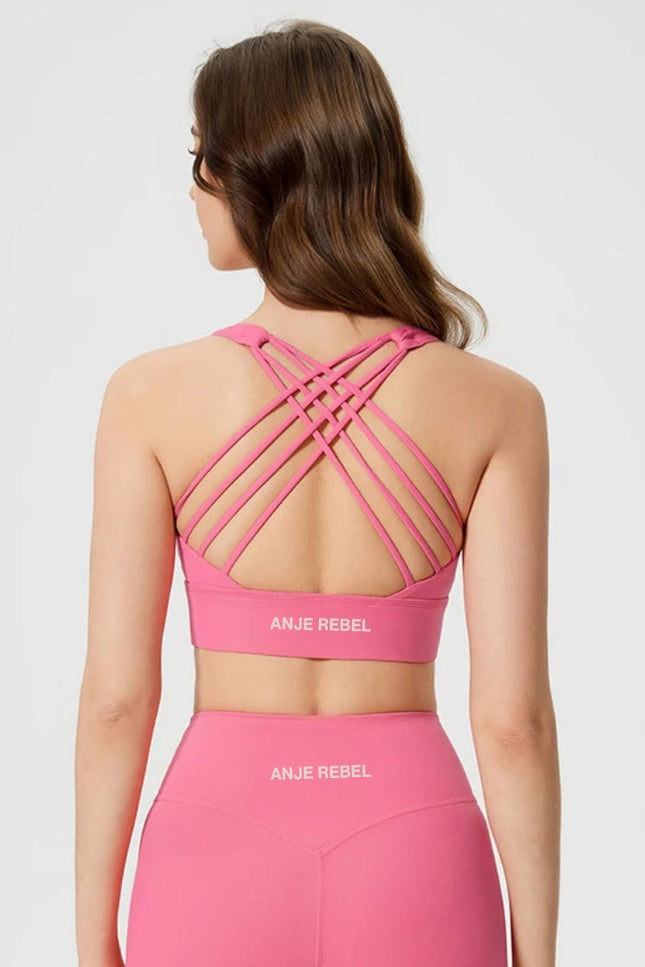 Cross-Back Sports Bra ANJE REBEL